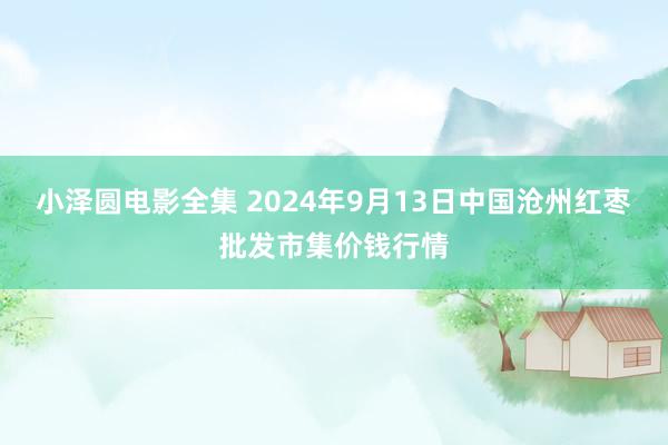 小泽圆电影全集 2024年9月13日中国沧州红枣批发市集价钱行情