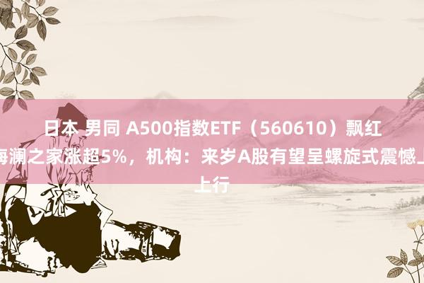 日本 男同 A500指数ETF（560610）飘红，海澜之家涨超5%，机构：来岁A股有望呈螺旋式震憾上行